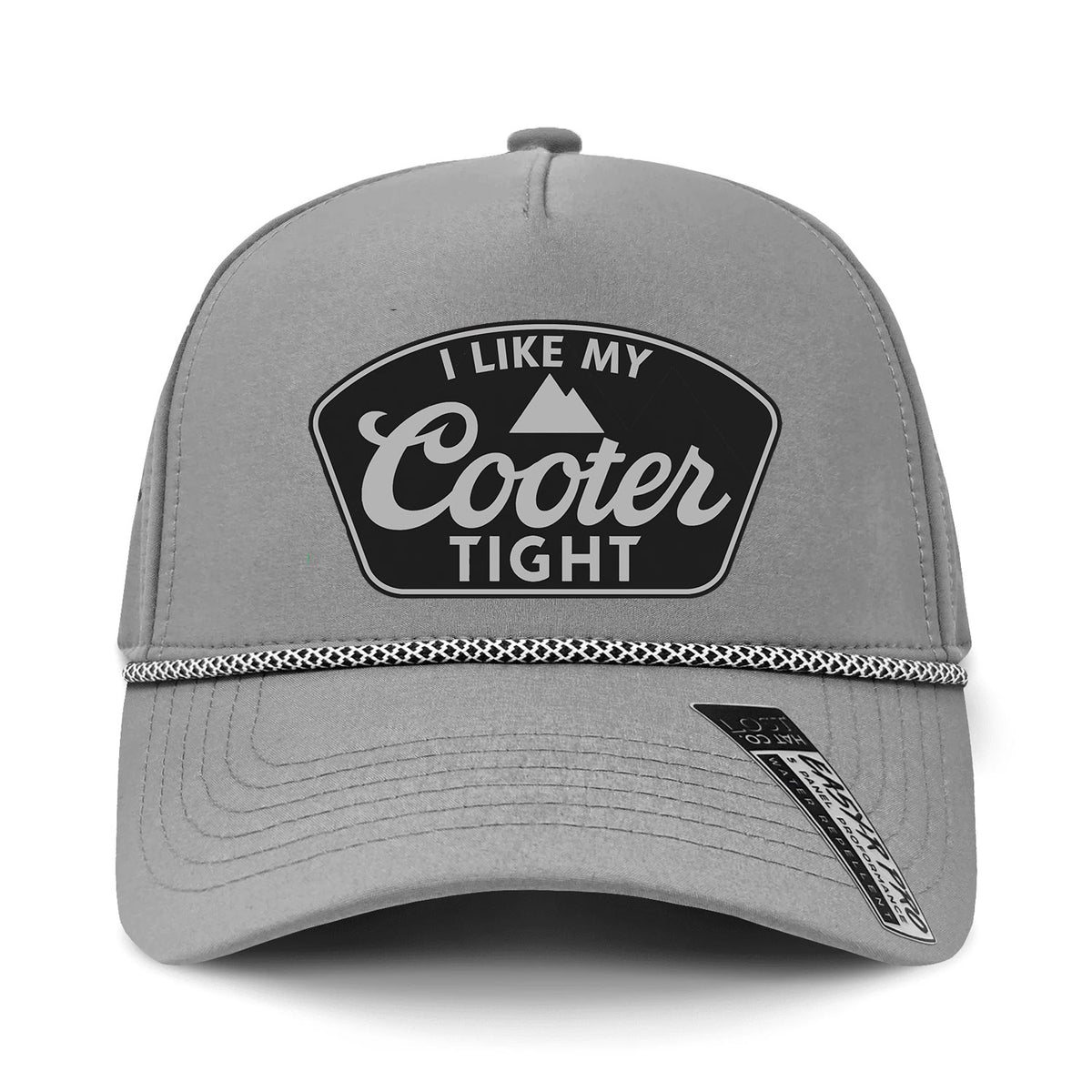 I Like My Cooter Tight Performance Leather Patch Hat