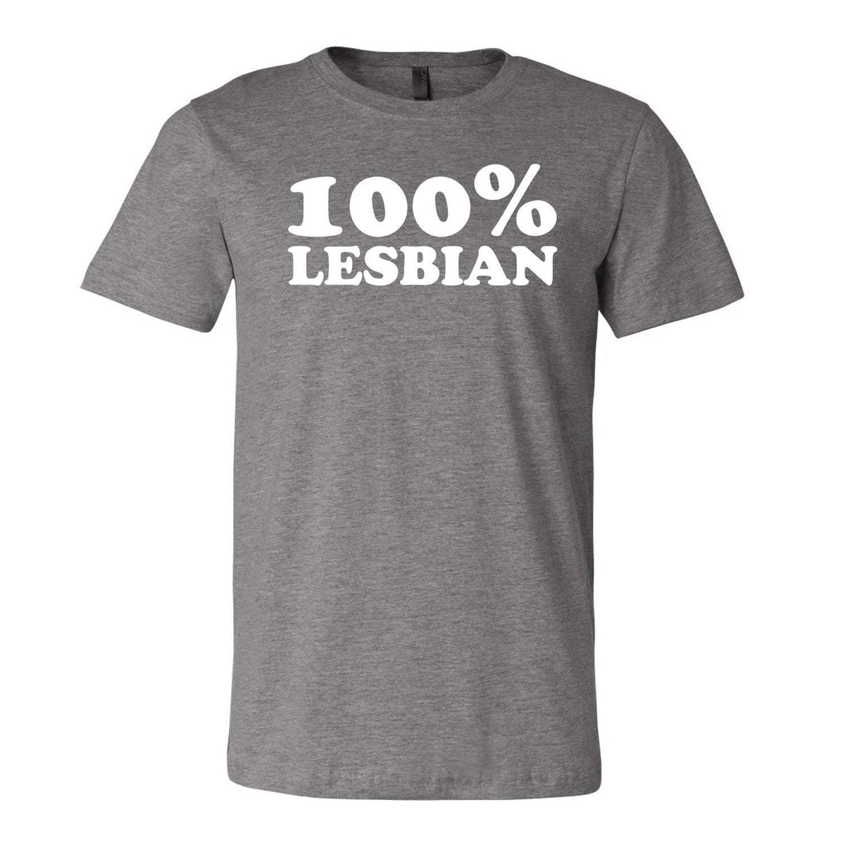 100% Lesbian Tee - Grey