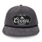 Cooter Tight Flat Bill Rope Hat - Gunmetal