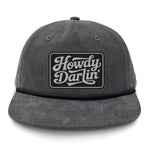 Howdy Darlin' Flat Bill Rope Leather Patch Hat