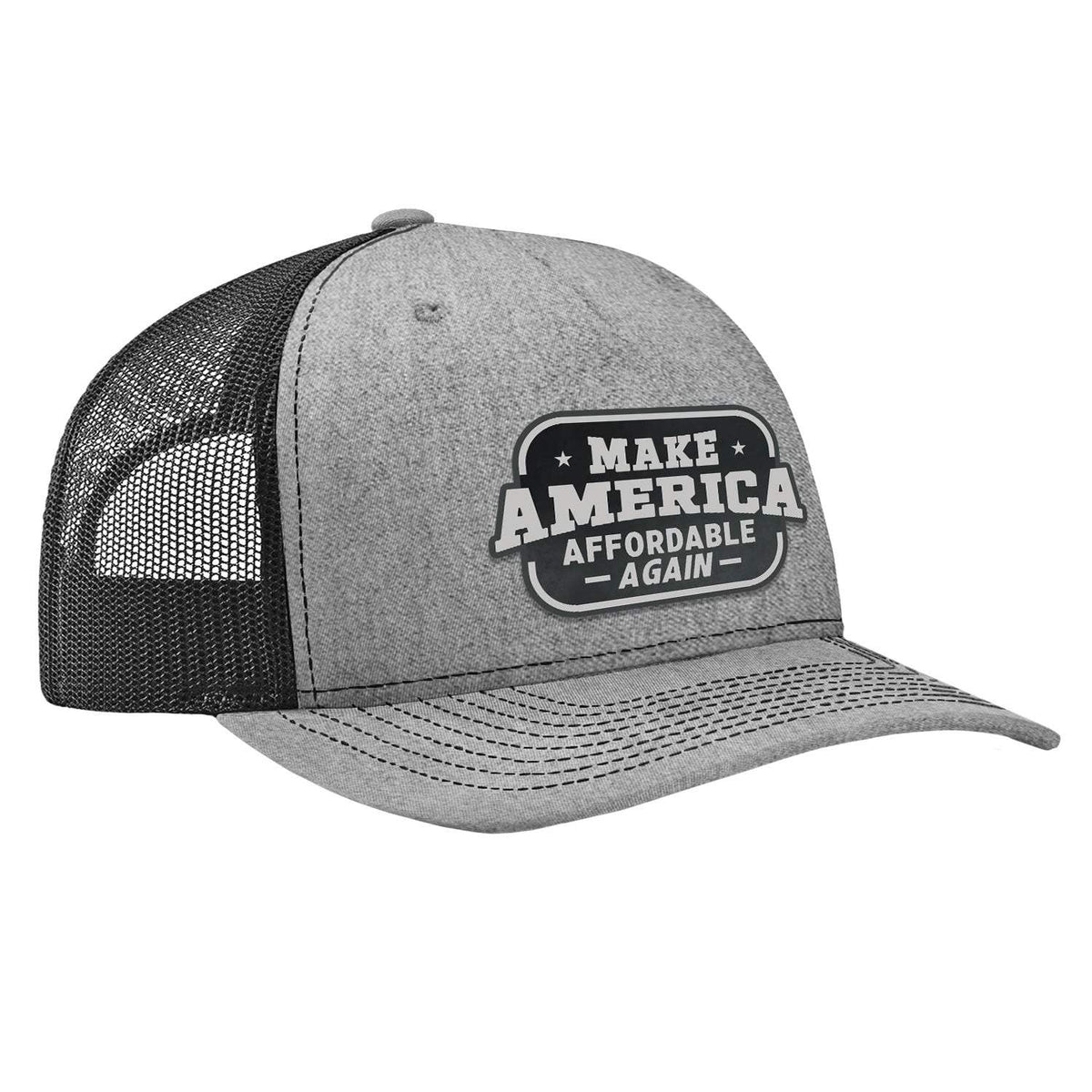 Make America Affordable Again Classic Trucker Hat - Heather Black