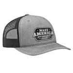 Make America Affordable Again Classic Trucker Hat - Heather Black