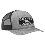 No Show Jones Classic Trucker Hat - Heather Black