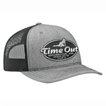 Time Out Gentleman's Club Classic Trucker Hat - Heather Black