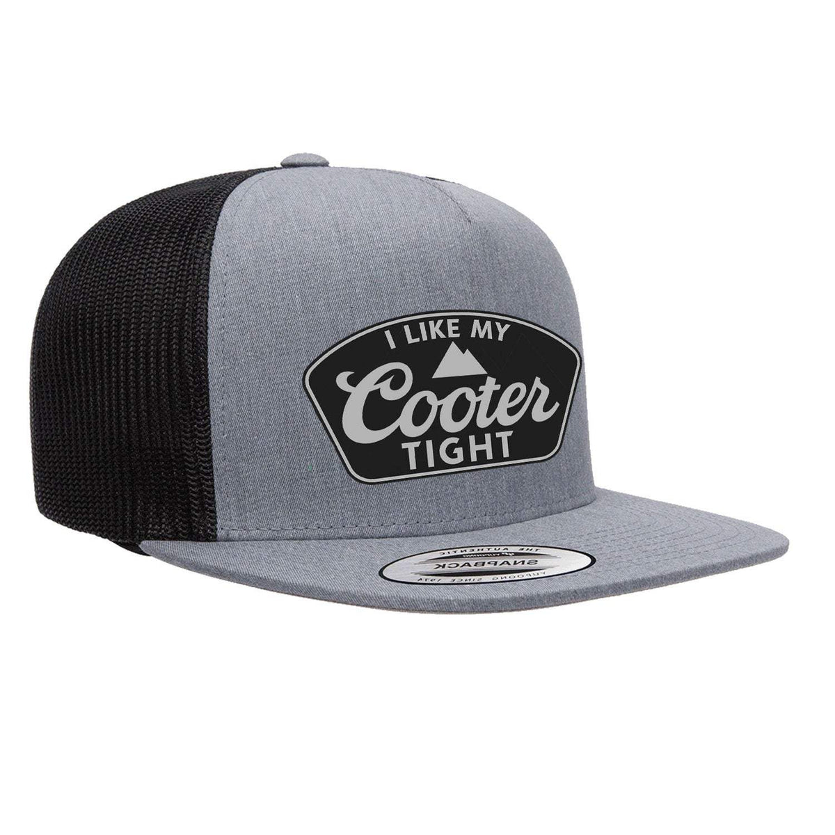 Cooter Tight Flat Bill Hat - Heather Black