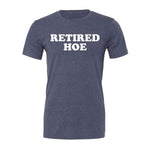 Retired Hoe Tee - Heather Navy