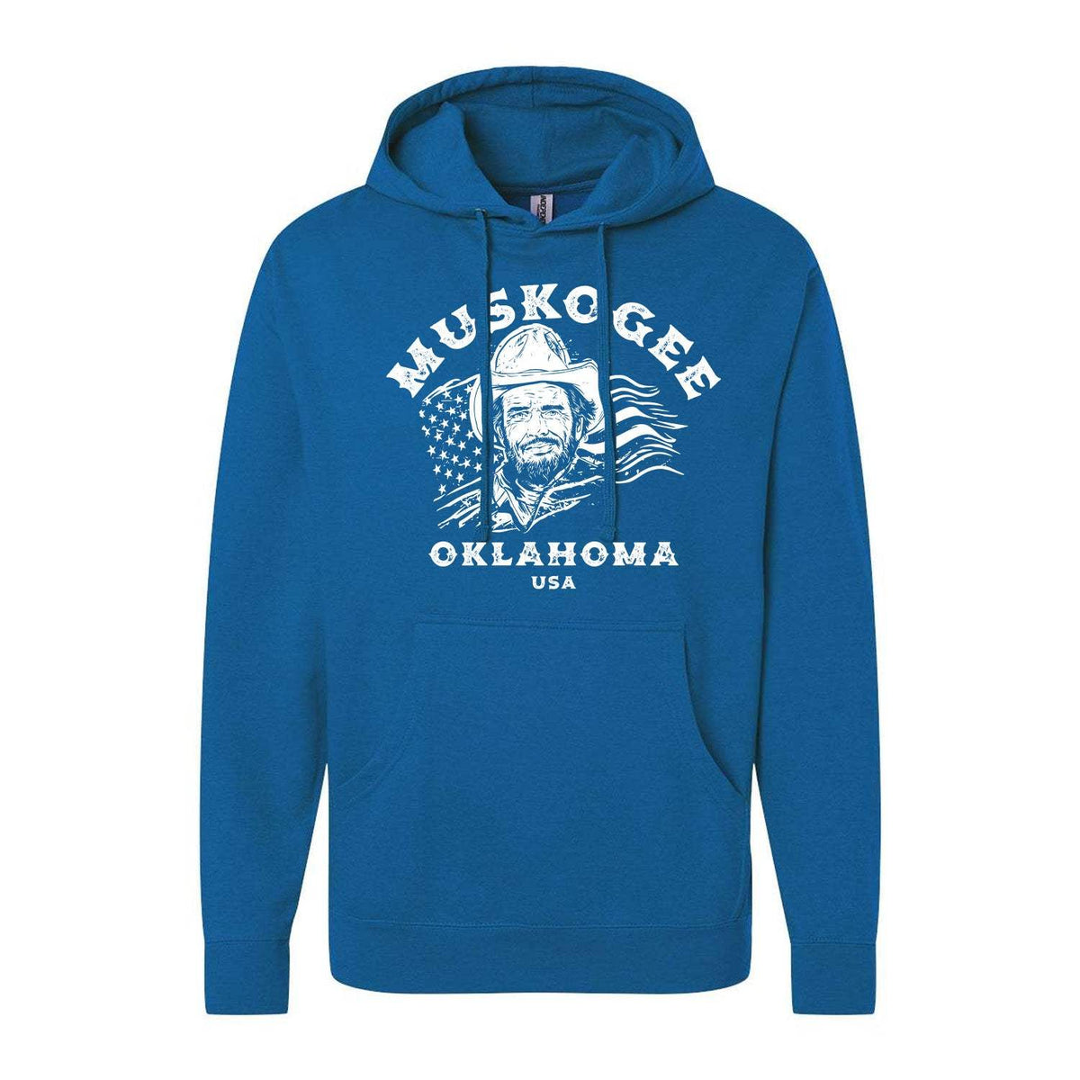 Haggard Old Flag Hoodie - Heather Royal
