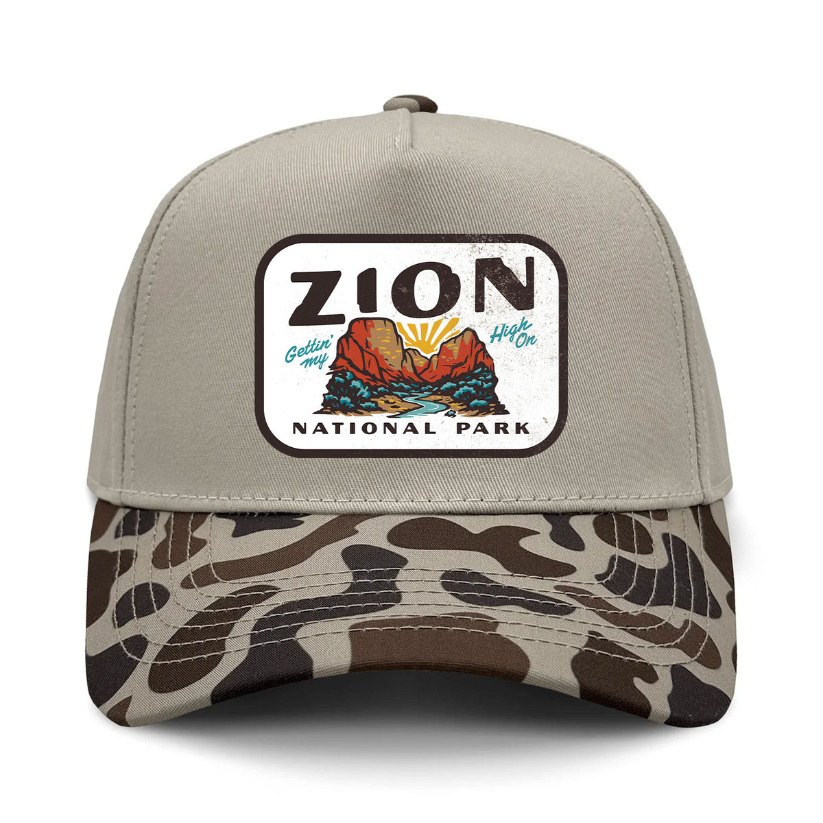Gettin' My High On At Zion Patch Hat