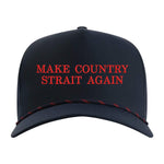 Make Country Strait Again Embroidered Rope Hat