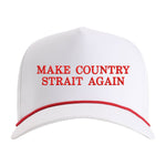 Make Country Strait Again Embroidered Rope Hat