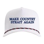 Make Country Strait Again Embroidered Rope Hat