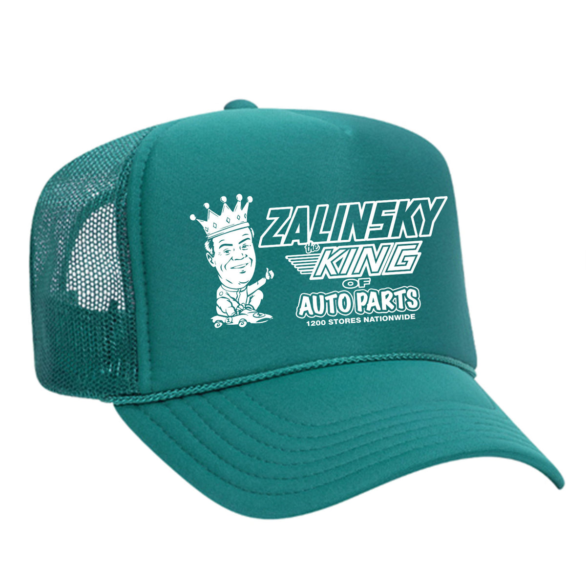 Zalinsky The King Of Auto Parts Foam Trucker Hat
