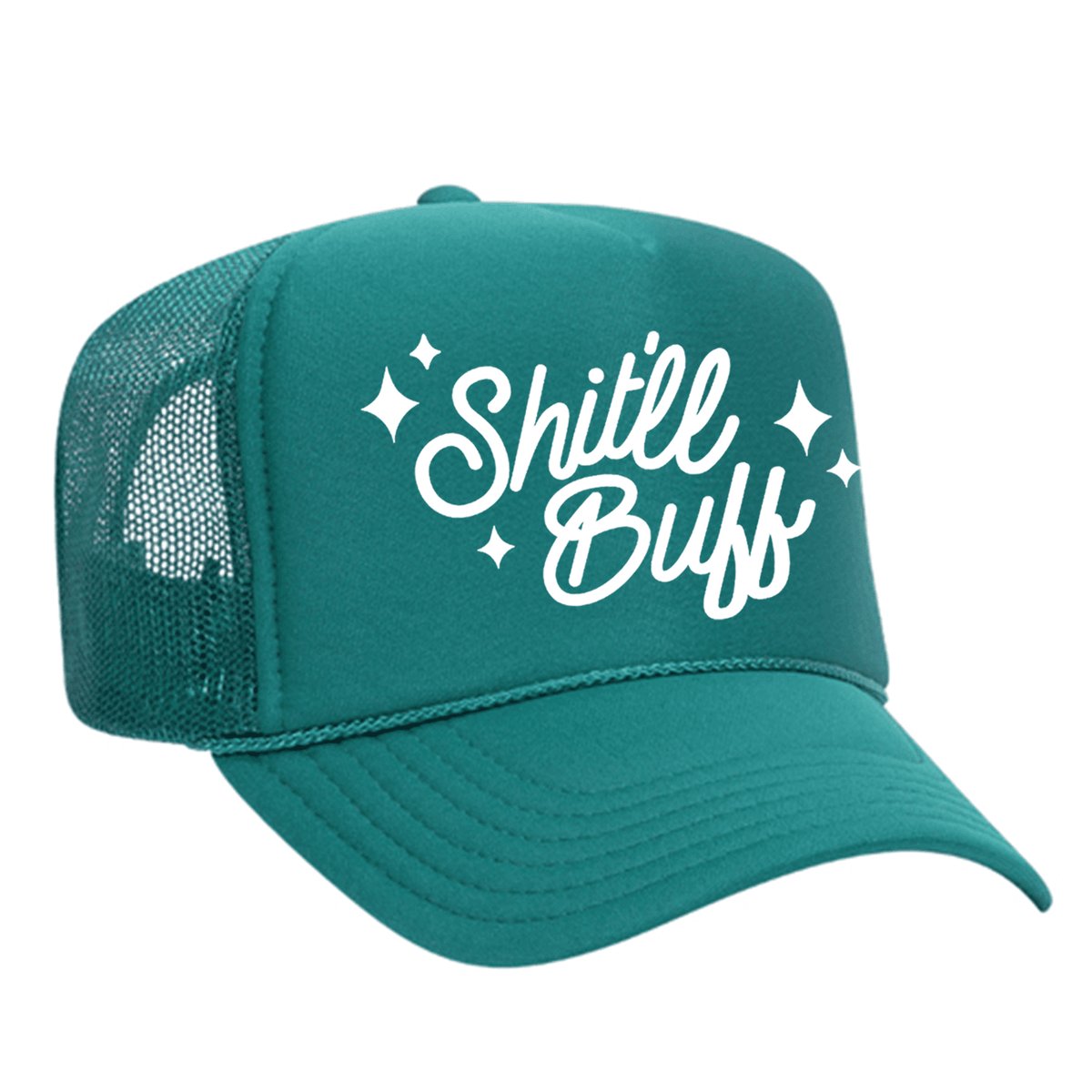 Shit'll Buff Foam Trucker Hat - Jade
