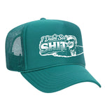 I Didn't See Sh!t Foam Trucker Hat - Jade