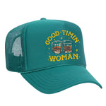 Good Timin' Woman Foam Trucker Hat - Jade