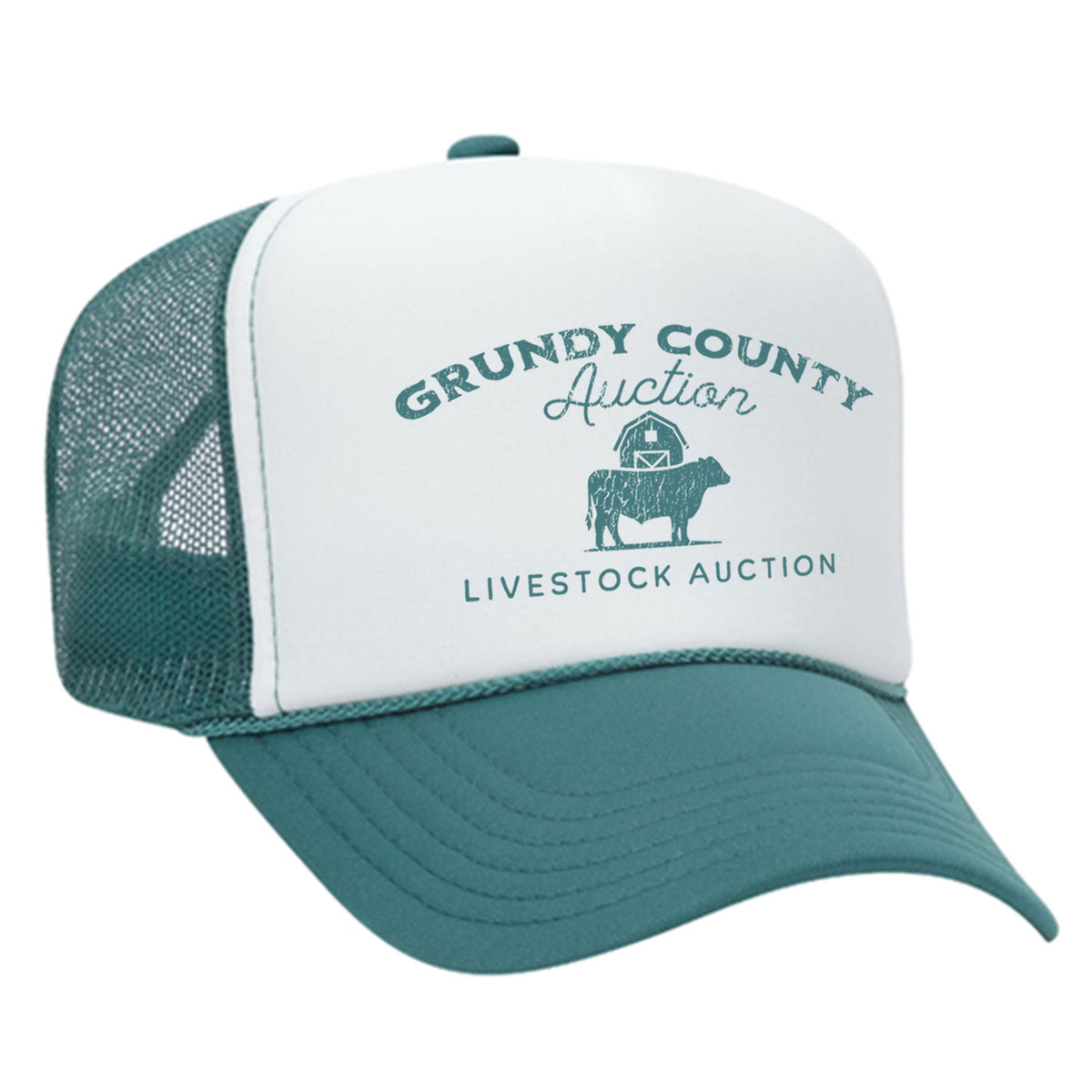 Grundy County Auction Foam Trucker Hat