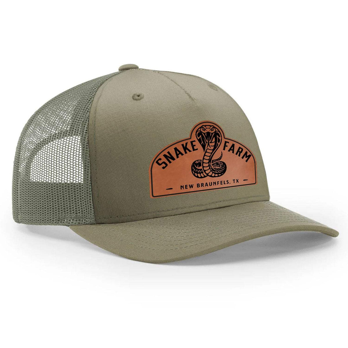 Snake Farm Classic Trucker Hat - Khaki / Loden