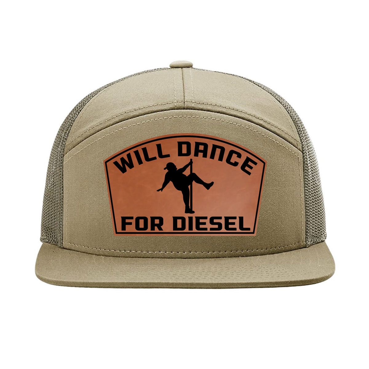 Will Dance For Diesel 7 Panel Hat