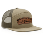 Need A Little Time Off For Bad Behavior 7 Panel Hat - Khaki / Loden