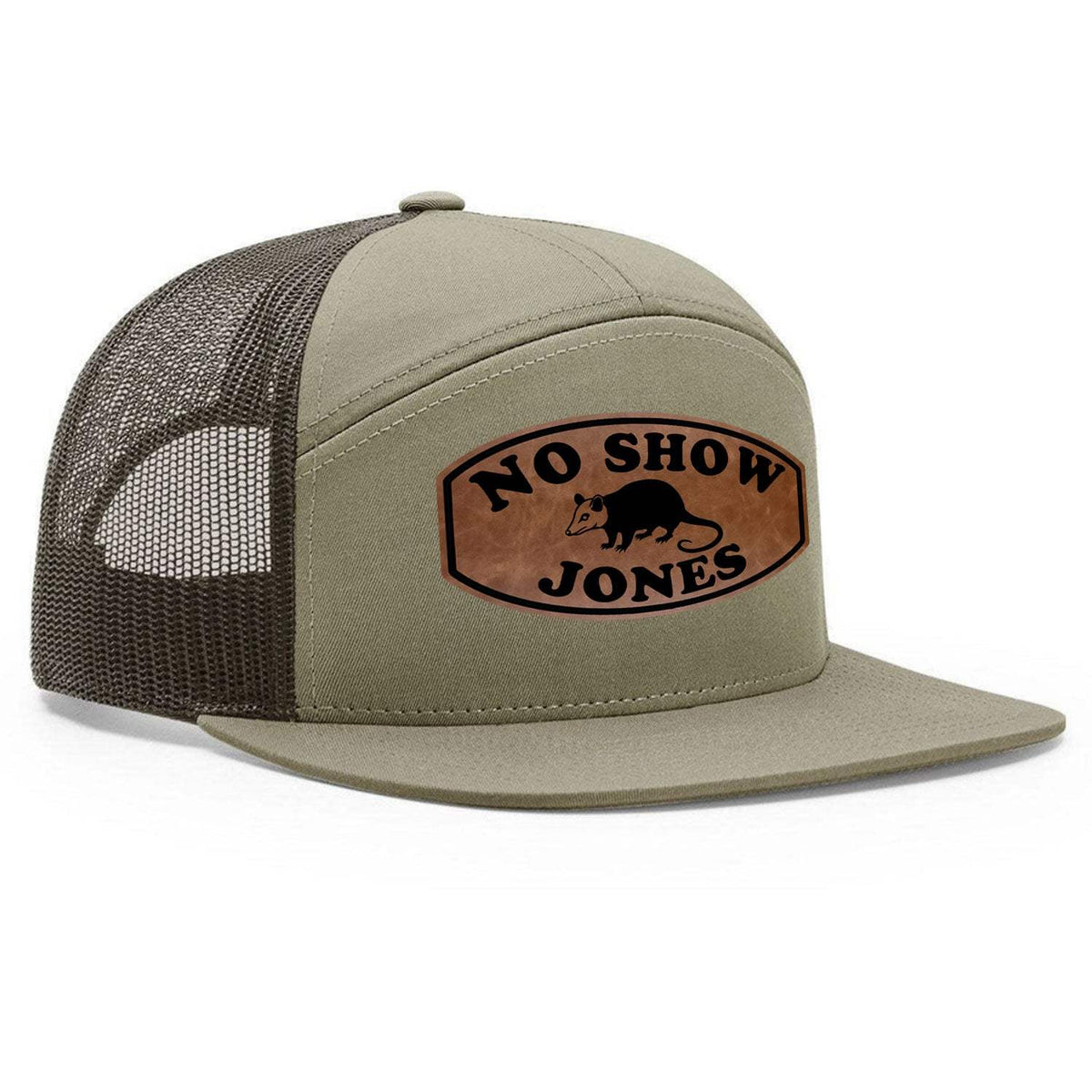 No Show Jones 7 Panel Hat - Khaki / Loden
