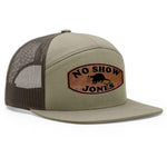 No Show Jones 7 Panel Hat - Khaki / Loden