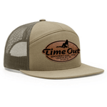 Time Out Gentleman's Club 7 Panel Hat - Khaki / Loden