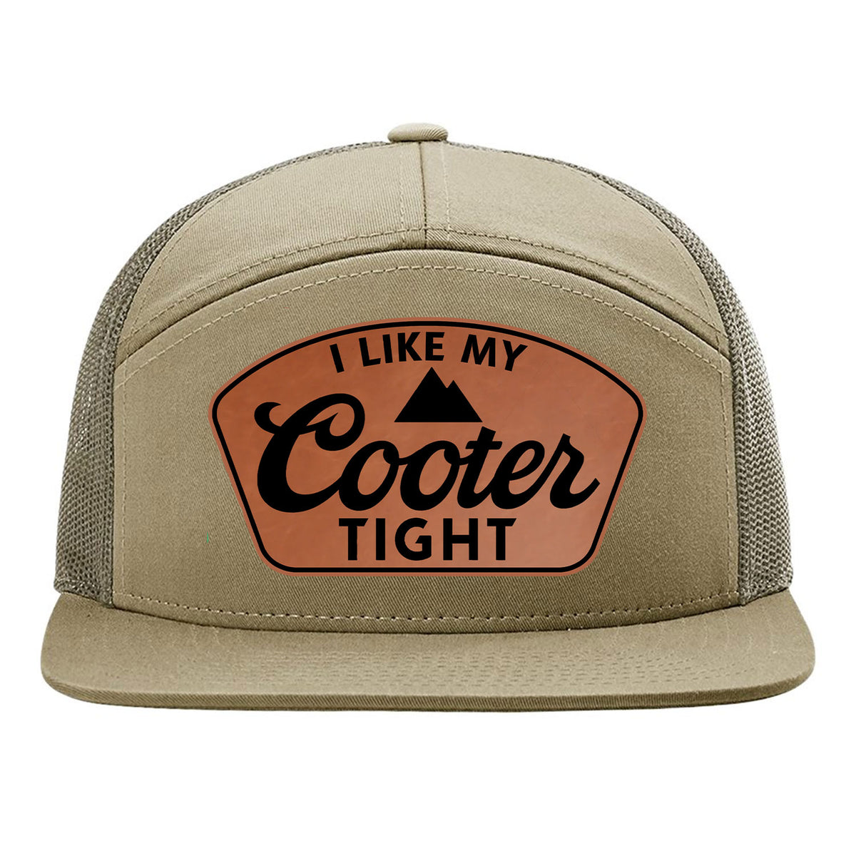 I Like My Cooter Tight 7 Panel Hat