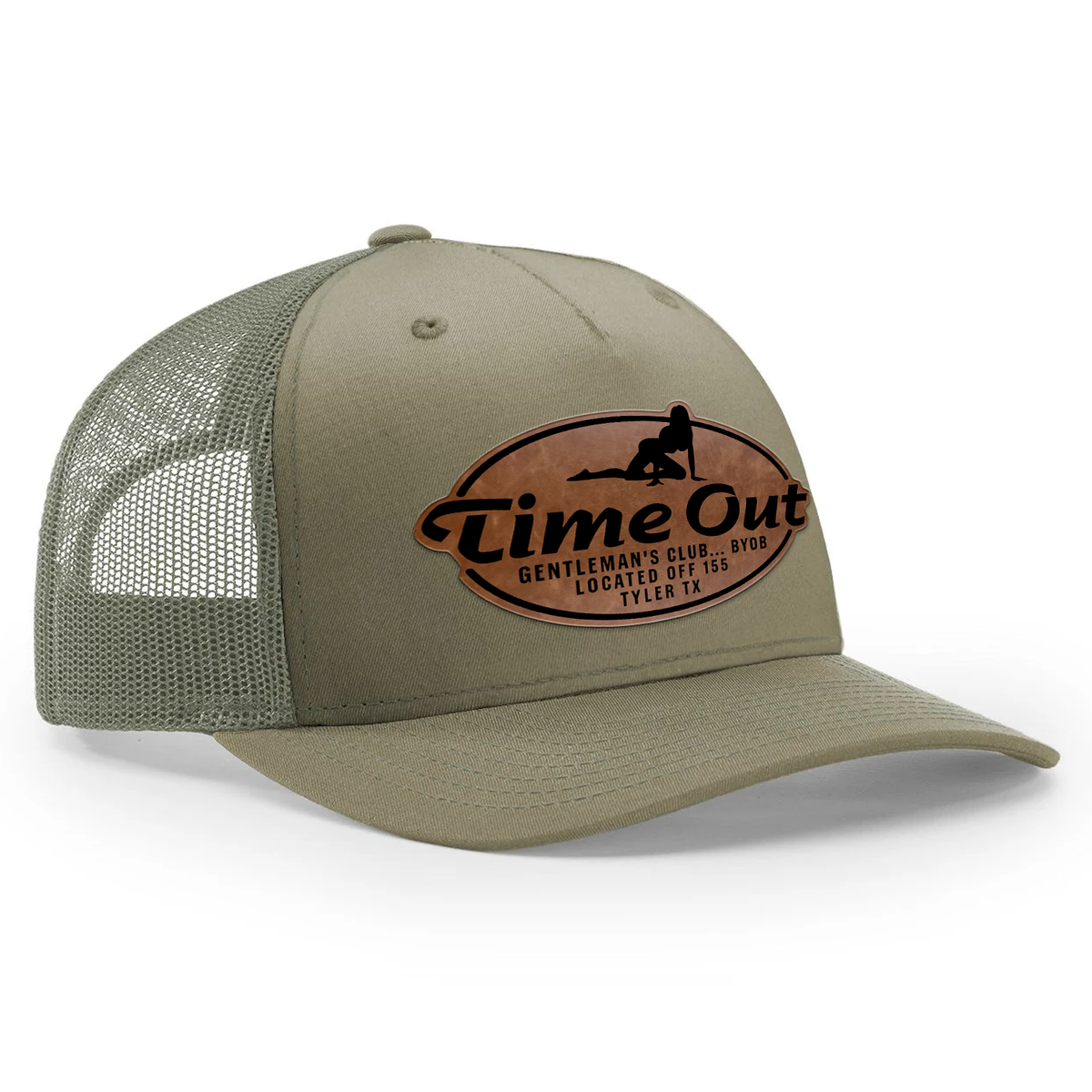 Time Out Gentleman's Club Leather Patch Hat