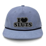 I Love Sluts Flat Bill Rope