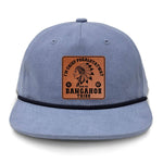 Chief Pokalotatwat Flat Bill Rope Leather Patch Hat