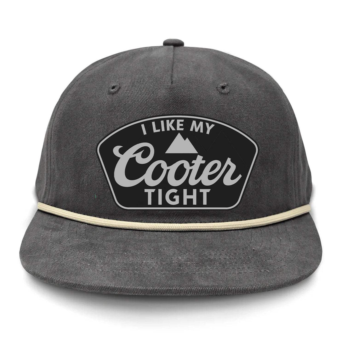 Cooter Tight Flat Bill Rope Hat