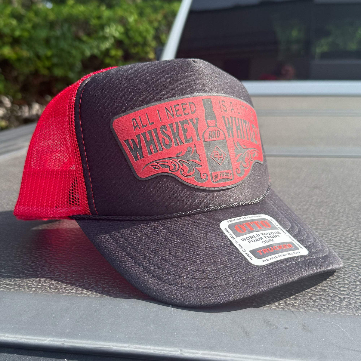 Whiskey & Whitley Patch Hat
