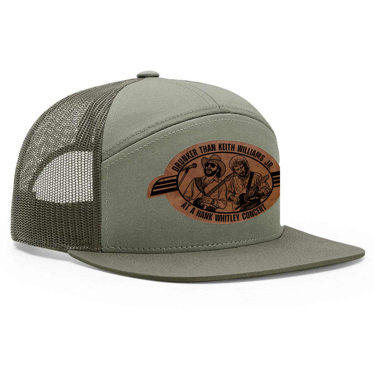 Hank Whitley 7 Panel Hat