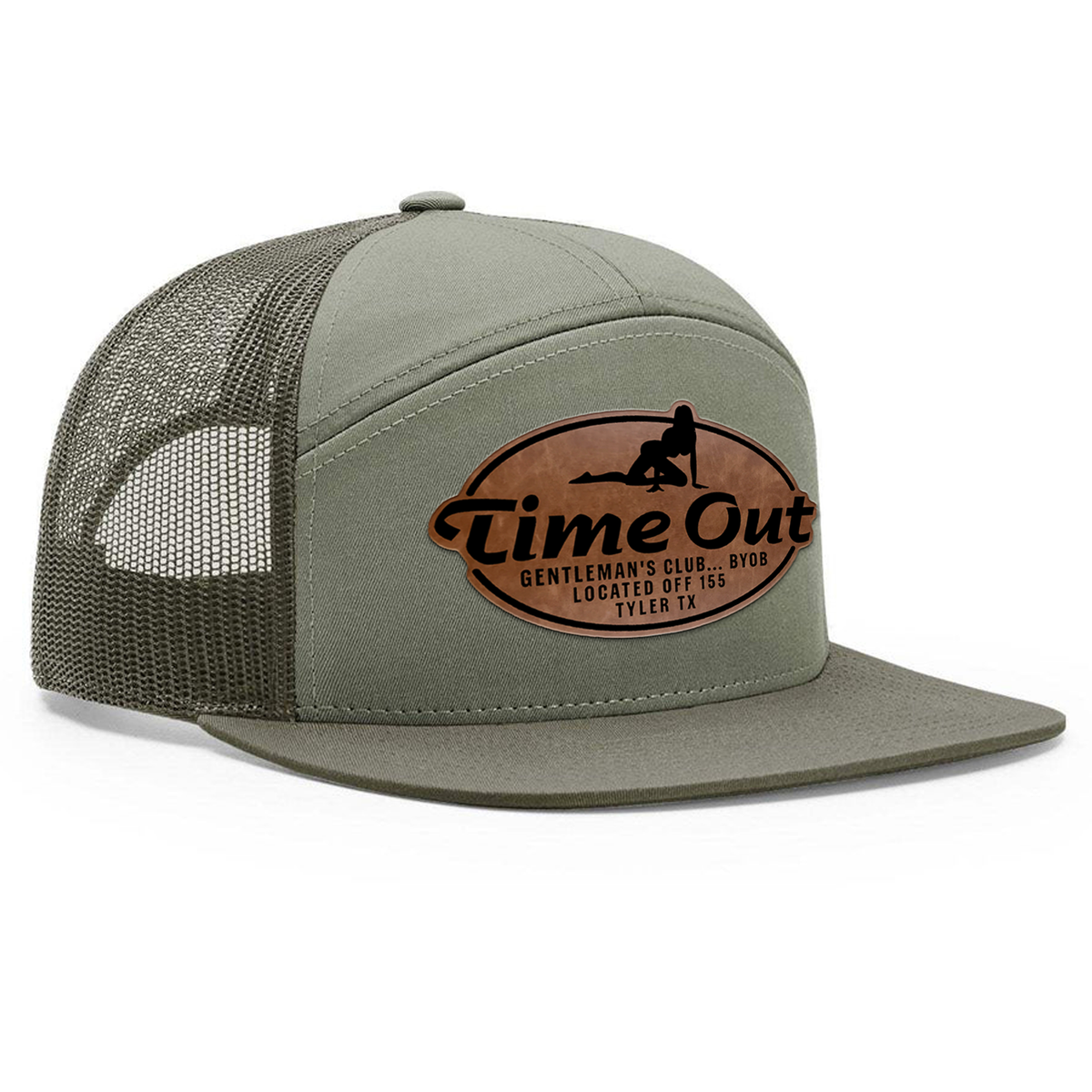 Time Out Gentleman's Club Leather Patch Hat