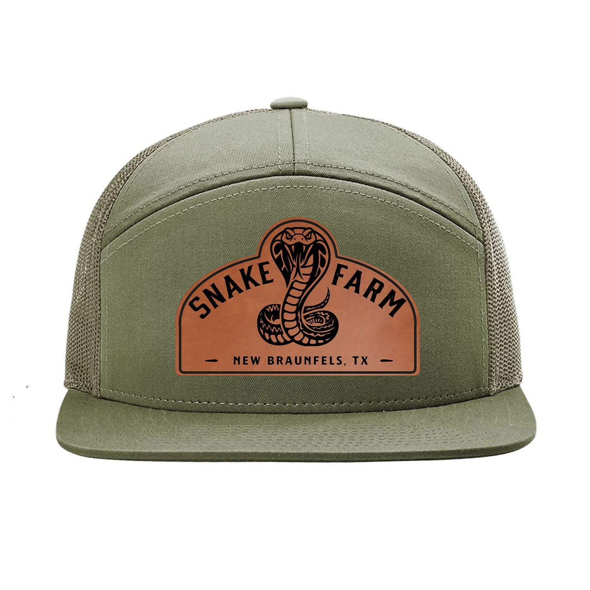 Snake Farm 7 Panel Hat - Loden