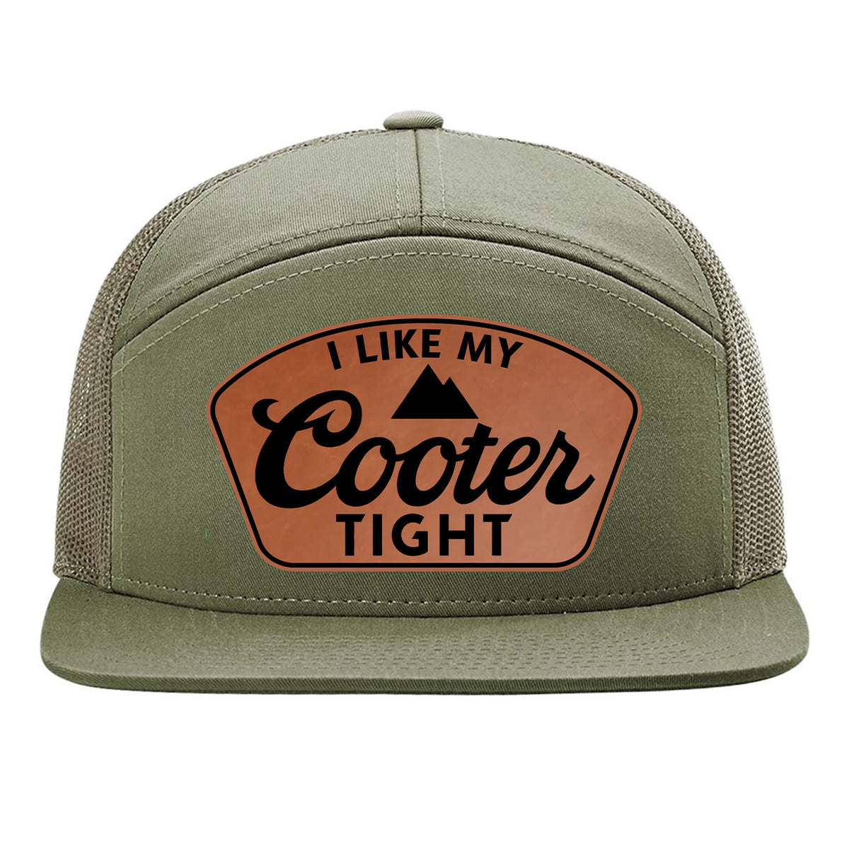 I Like My Cooter Tight 7 Panel Hat