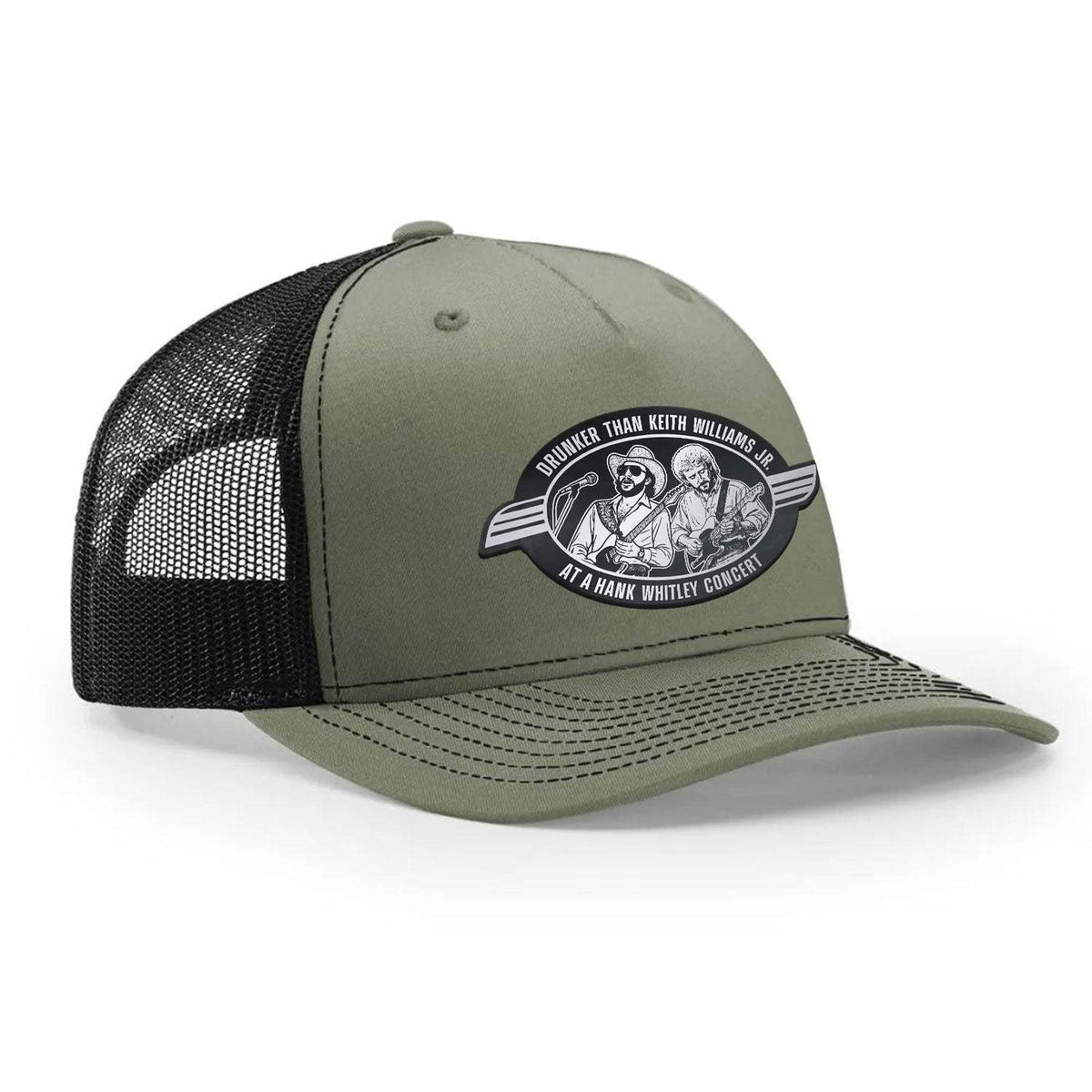 Hank Whitley Classic Trucker Hat - Loden / Black
