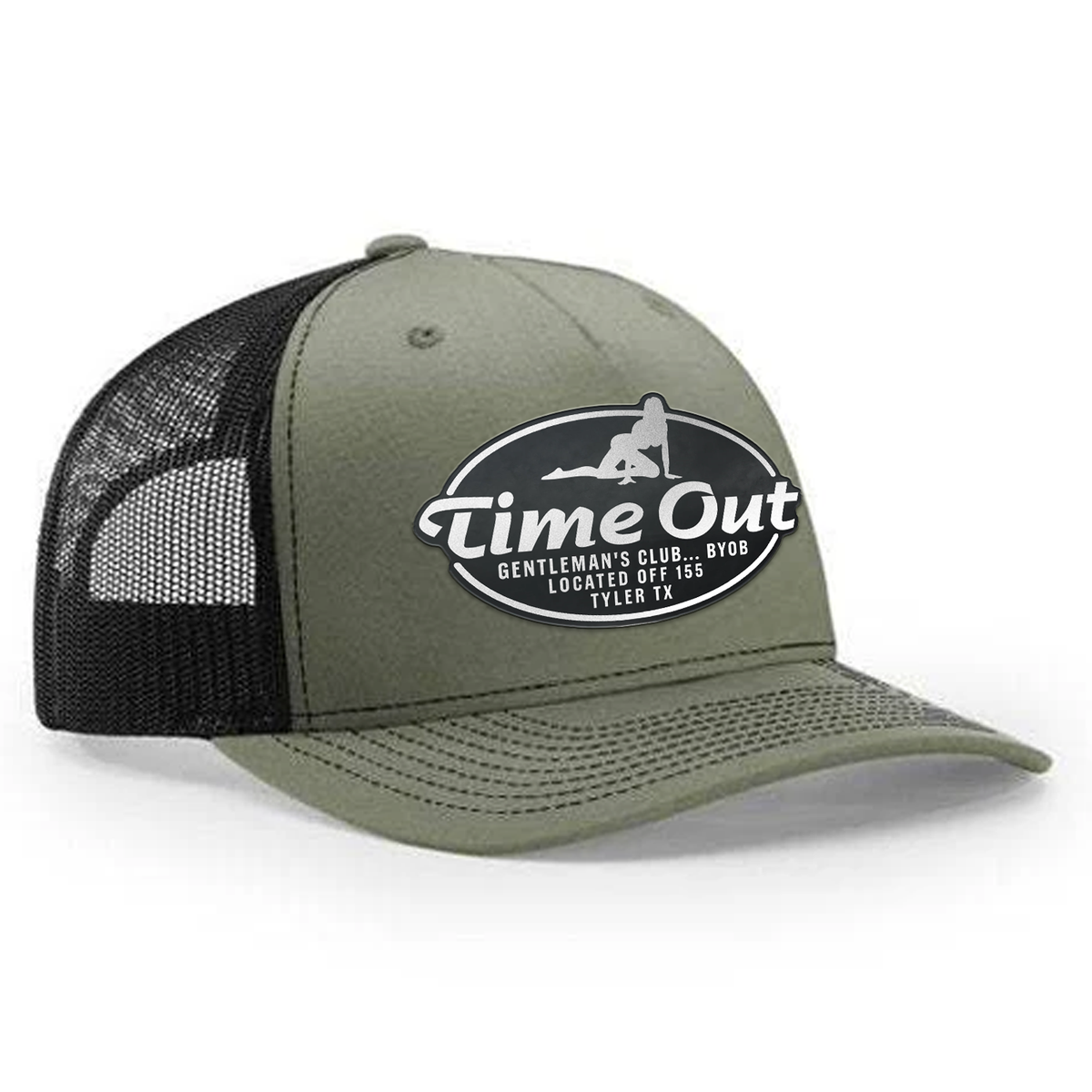 Time Out Gentleman's Club Leather Patch Hat