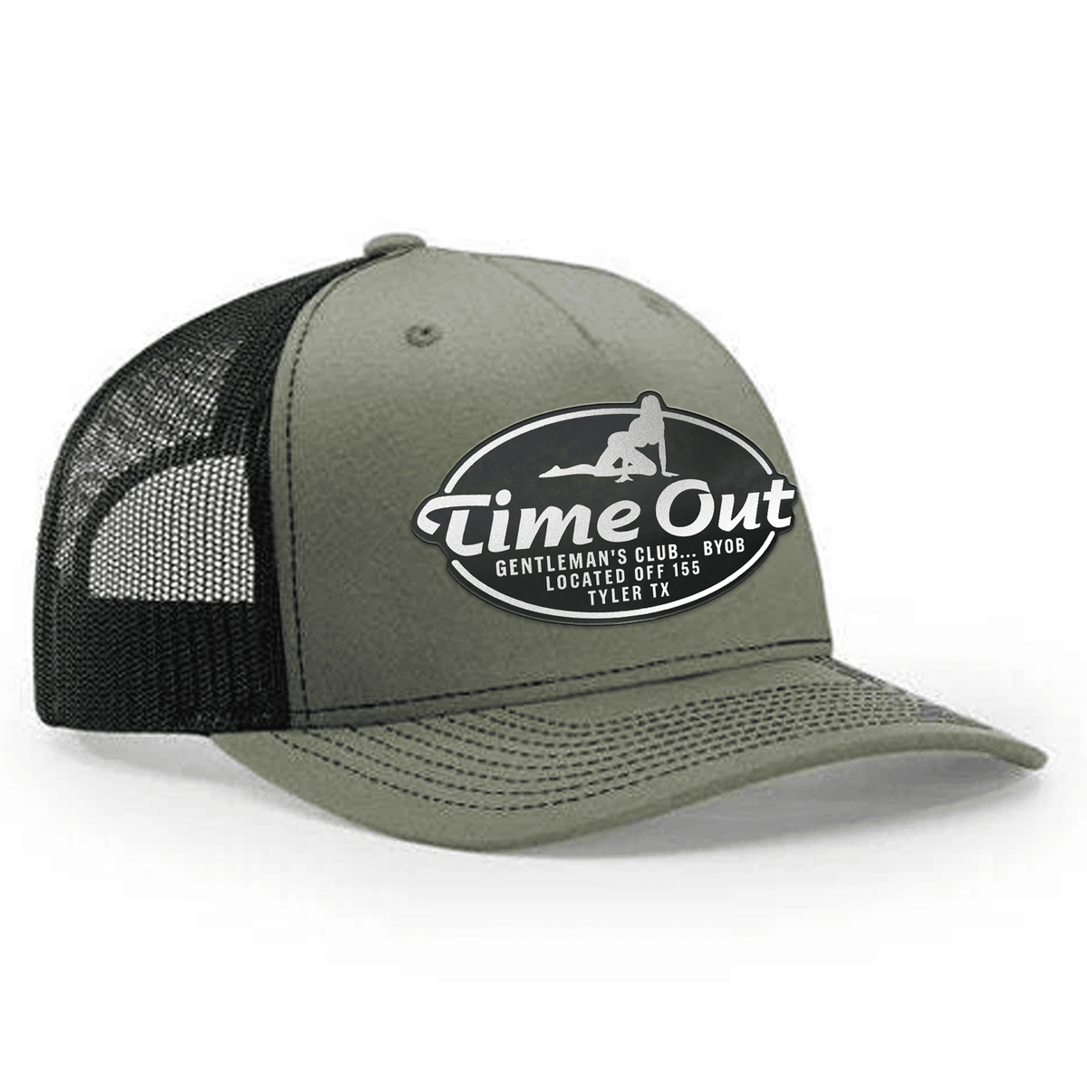 Time Out Gentleman's Club Classic Trucker Hat - Loden / Black