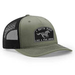 I Gotta Race Like A Piss Horse Classic Trucker Hat - Loden / Black