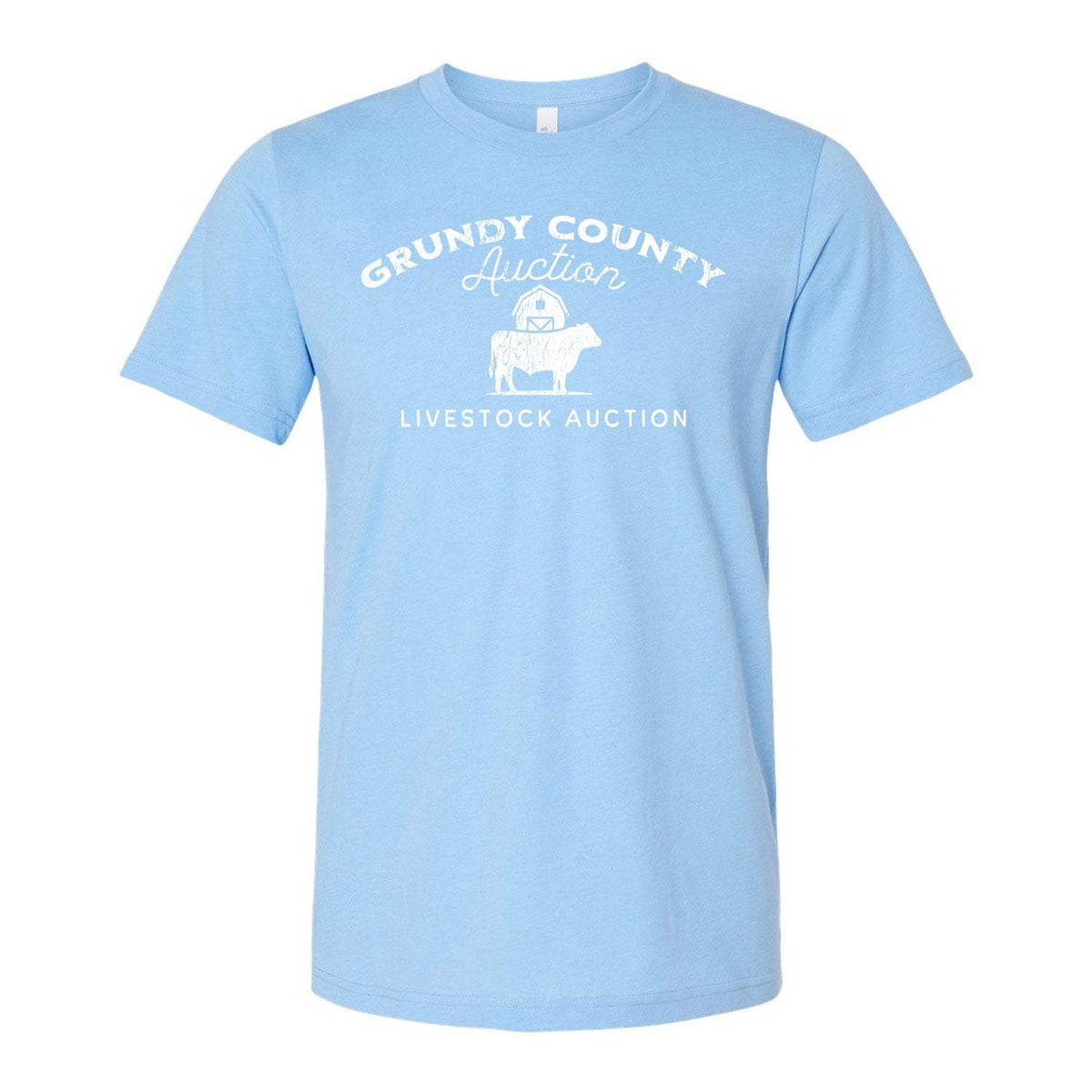 Grundy County Auction Tee - Light Blue