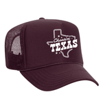 Choosin' Texas Foam Trucker Hat - Maroon