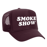 Smoke Show Foam Trucker Hat - Maroon