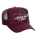 Friday Night Fever Foam Trucker Hat - Maroon