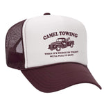 Camel Towing Foam Trucker Hat - Maroon / White