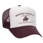 Grundy County Auction Foam Trucker Hat