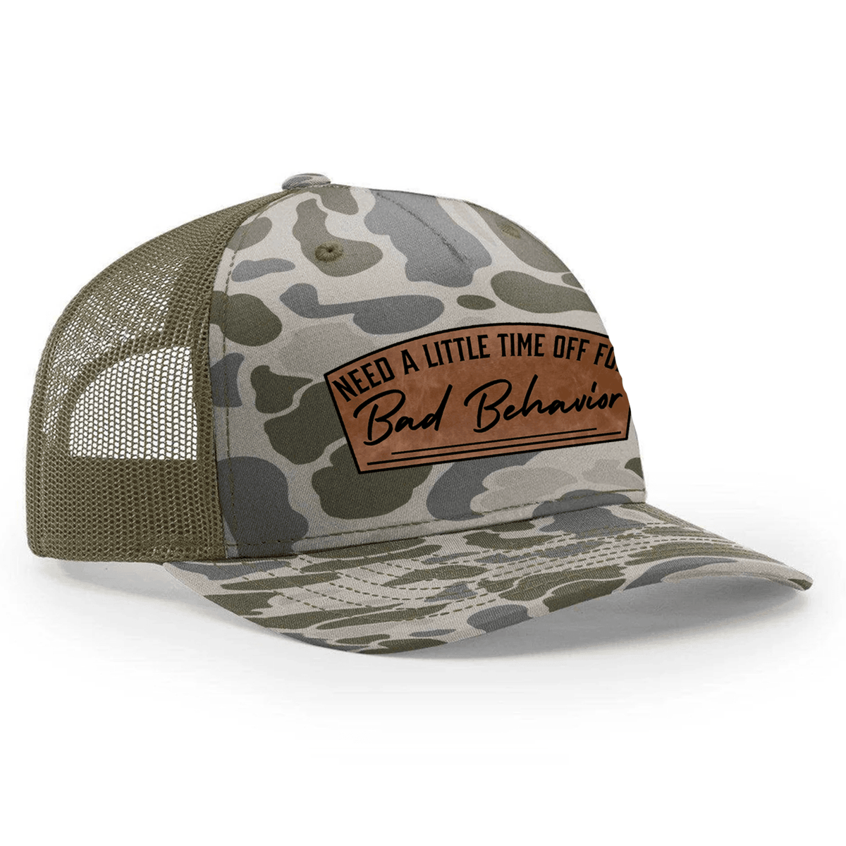 Need A Little Time Off For Bad Behavior Patch Hat - Marsh