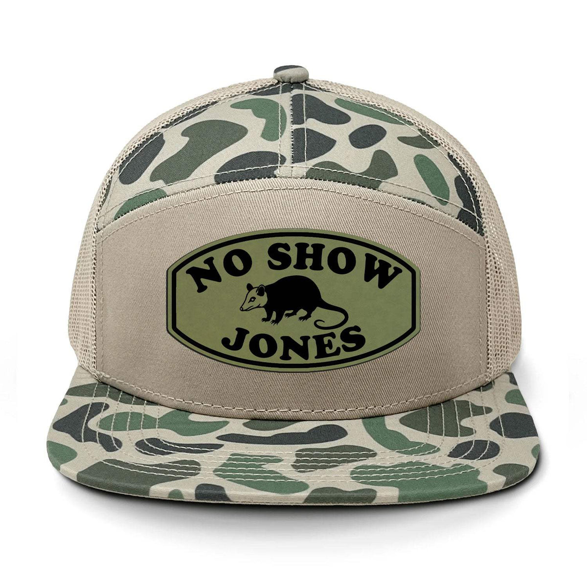 No Show Jones 7 Panel Hat - Marsh