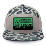 Choked A Cougar 7 Panel Hat - Marsh