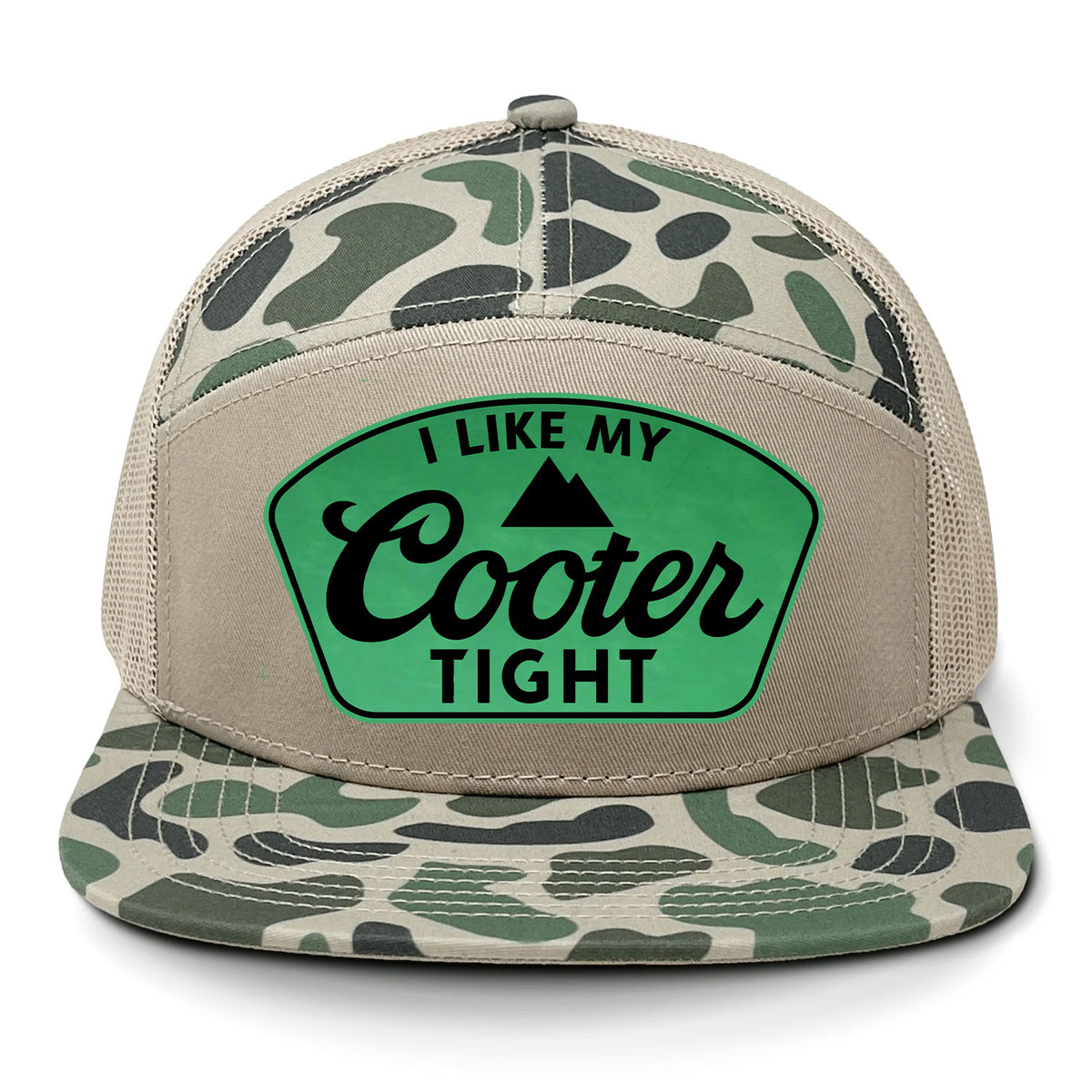 I Like My Cooter Tight 7 Panel Hat